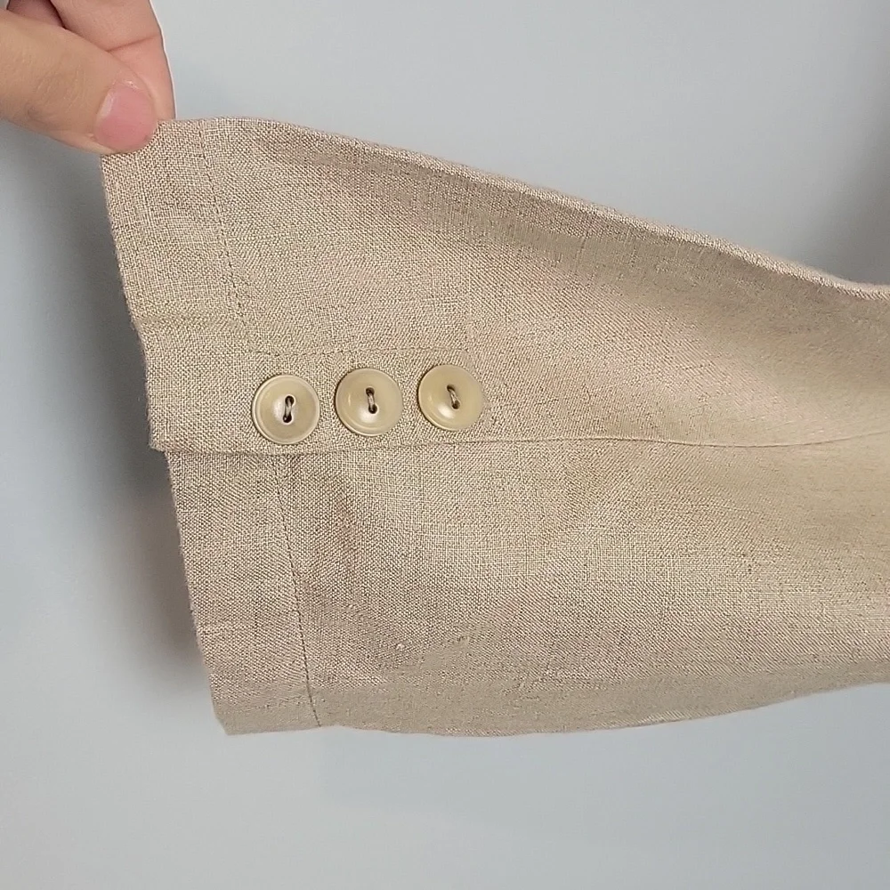 Country Shop linen Button down shirt Jacket